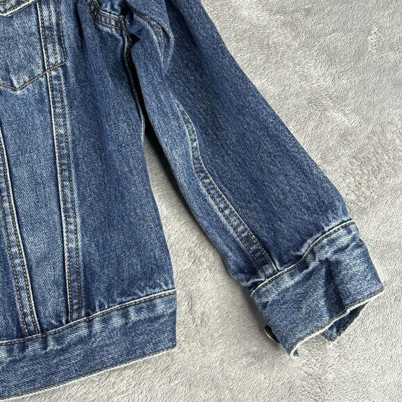 Gap Denim Jean Jacket Toddler Size 5 Button Up Coat - Picture 10 of 11